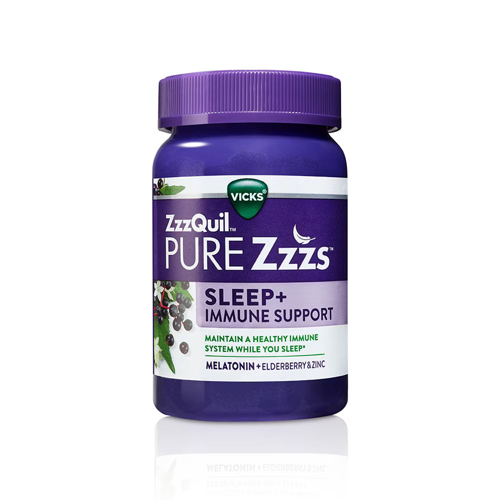 ZzzQuil PURE Zzzs Sleep+ Immune Support Melatonin Gummies